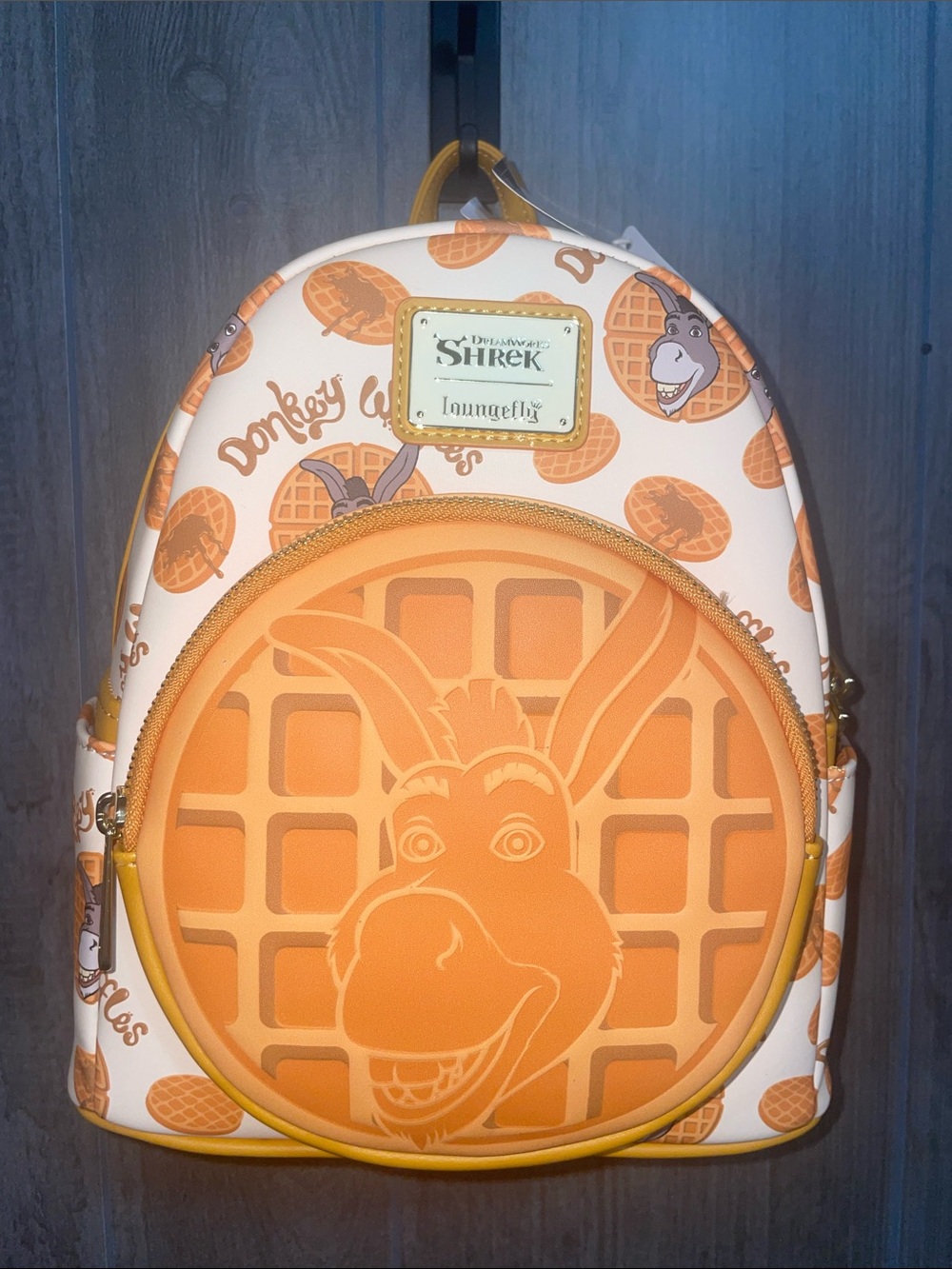 Loungefly DreamWorks Shrek Donkey Waffle Maple Scented Mini Backpack